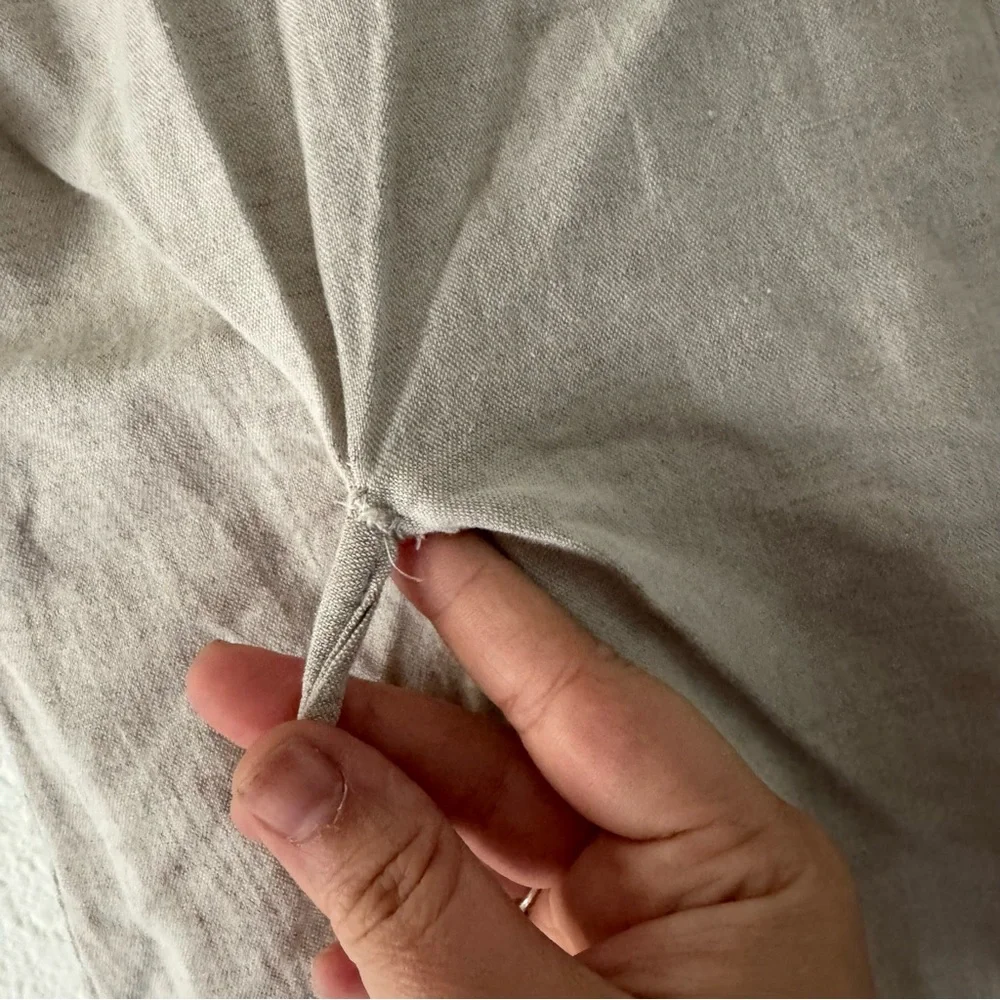 Camp Hollyhock Rustic Whimsical Vintage Linens Mini Dress Tunic Top RARE Small - Picture 6 of 9